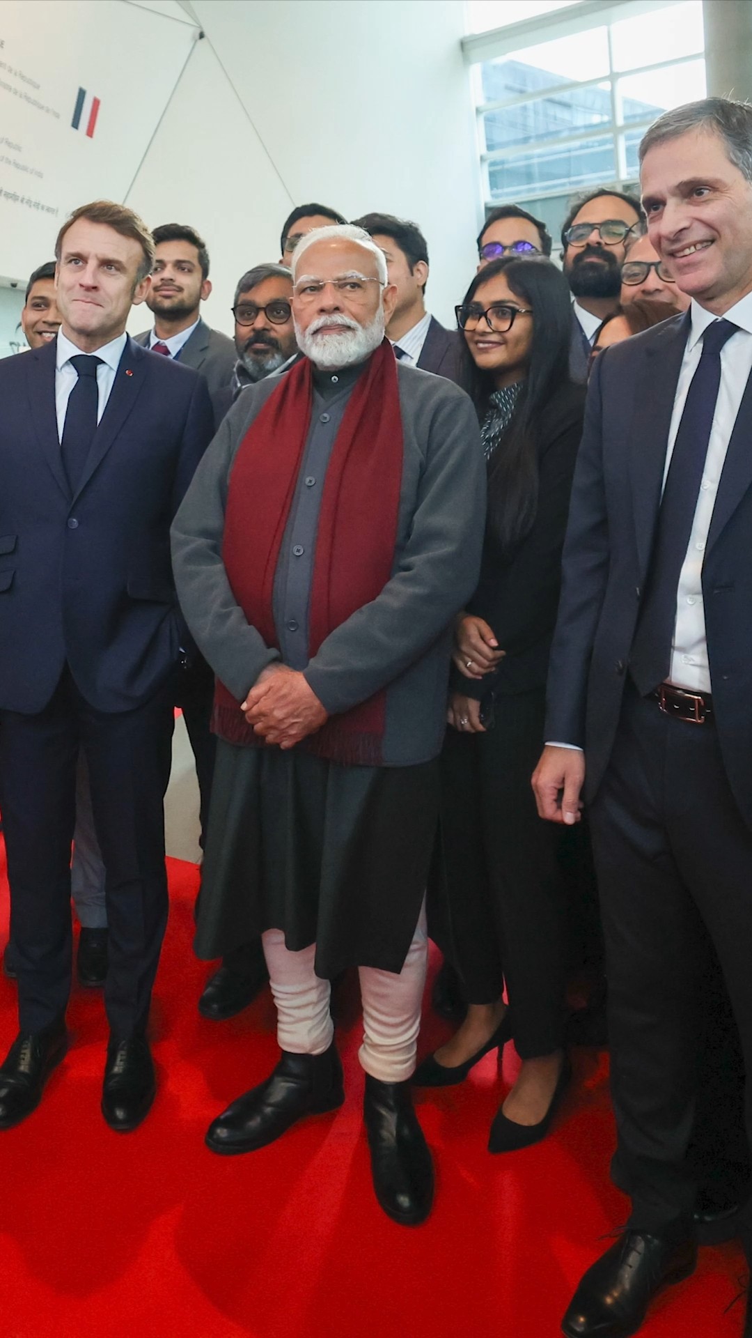 PM Modi, President Macron visits a French shipping company in Marseille, France | #shorts